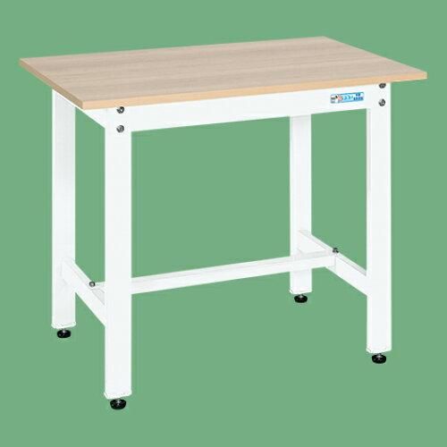 5営業日で発送 サカエ 軽量作業台KKタイプ 抗菌加工 木目天板 パールホワイト 900×750×740mm KK-39MKW 2228392