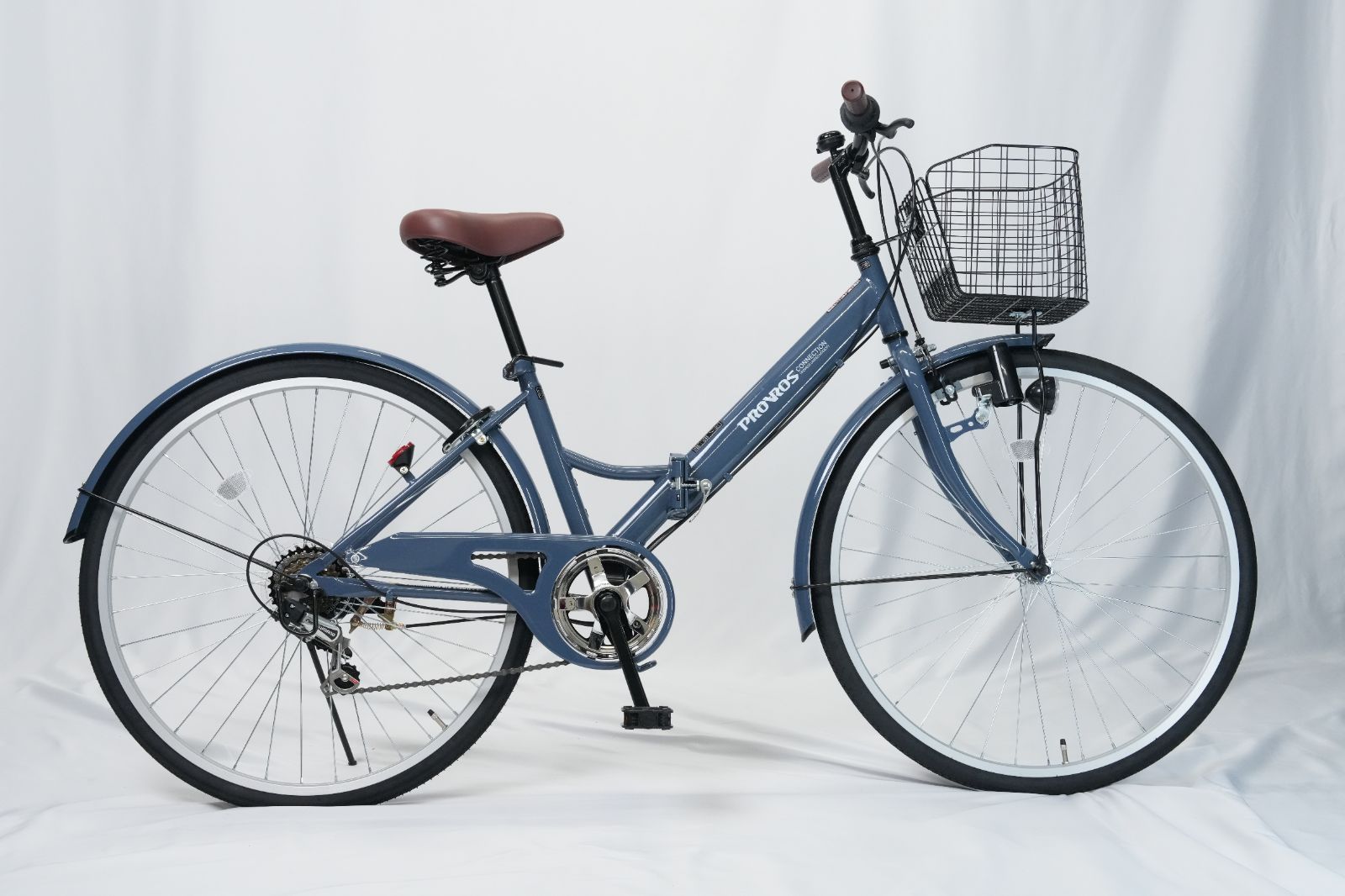 アウトレット品：ランクS】PROVROS 折りたたみシティサイクル 26インチ