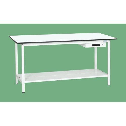 5営業日で発送 サカエ 軽量立作業台KADタイプ キャビネット1段付 中板付 1800×750×900mm KAD-187ATMW 2228337