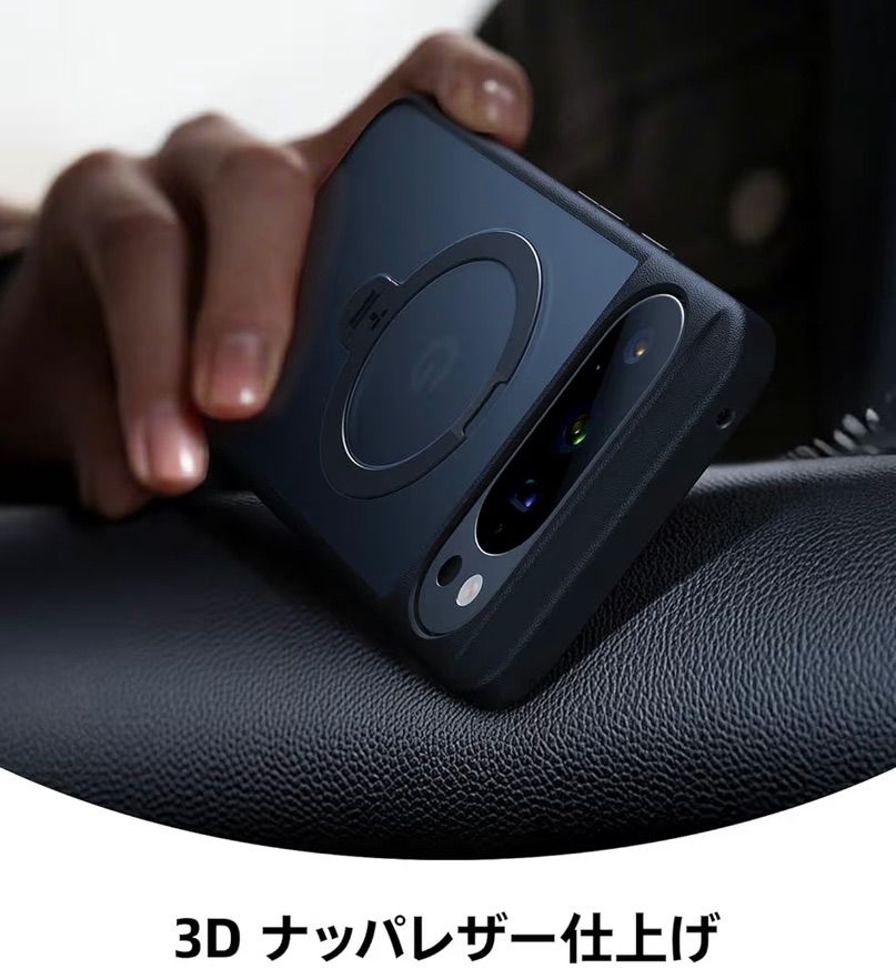 TORRAS Google Pixel 10 / 10 Pro 用 ケース【ゼンマイ式スタンド × 米