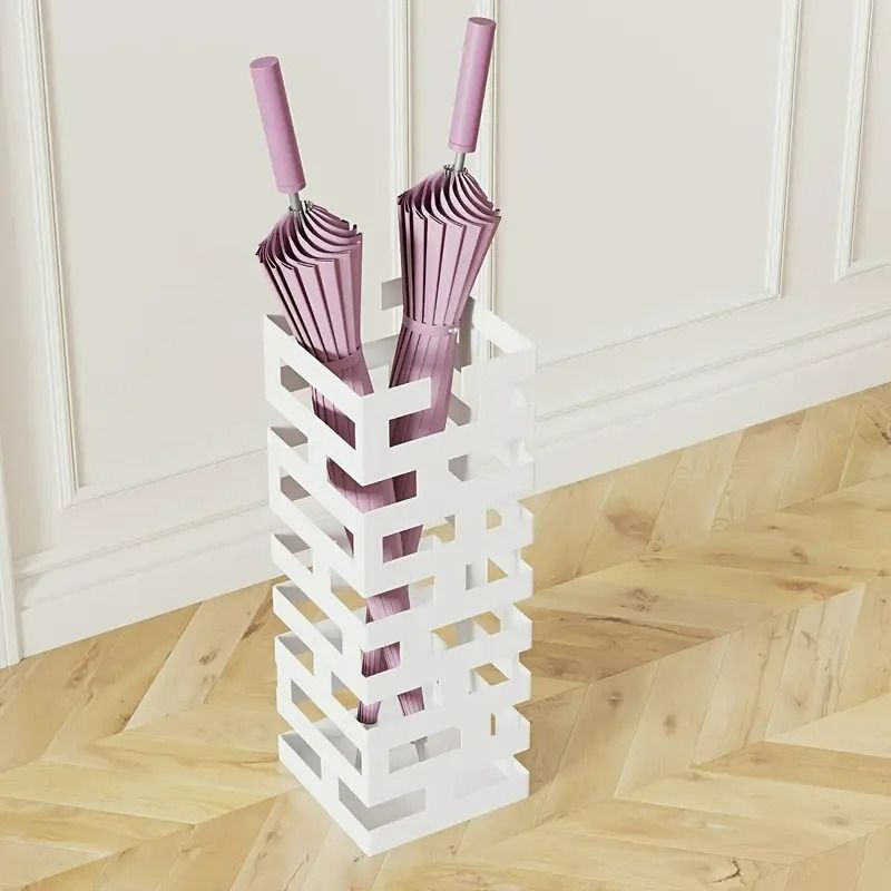 鉄製 おしゃれ 傘立て アンブレラスタンド 傘ホルダー 収納オーガナイザー ゴールド ホワイト ブラック 傘 かさ アイアン モダン シンプル クラシック 4 7