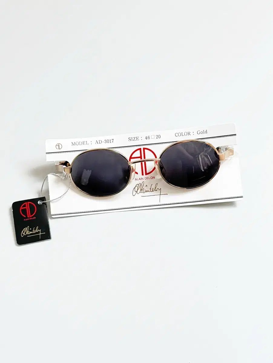 90s ALAIN DELON アラン ドロン GOLD オーヴァル フレーム ヴィンテージ サングラス