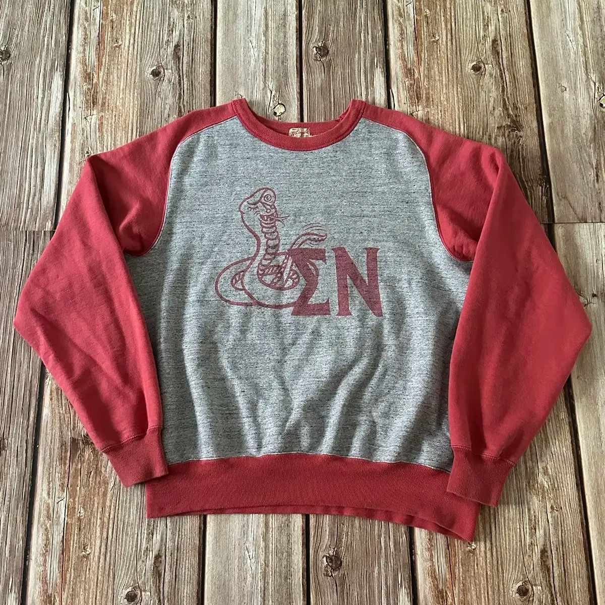 화이츠빌 ツートン プリンティング スウェットシャツ XL サイズ