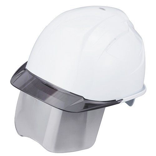 トーヨー セフティー TOYO シールド内蔵 ヘルメット No.397F-S-C 保安帽 建築 建設 電設 足場 電気工事 土木 工場 とび職 ヘルメット