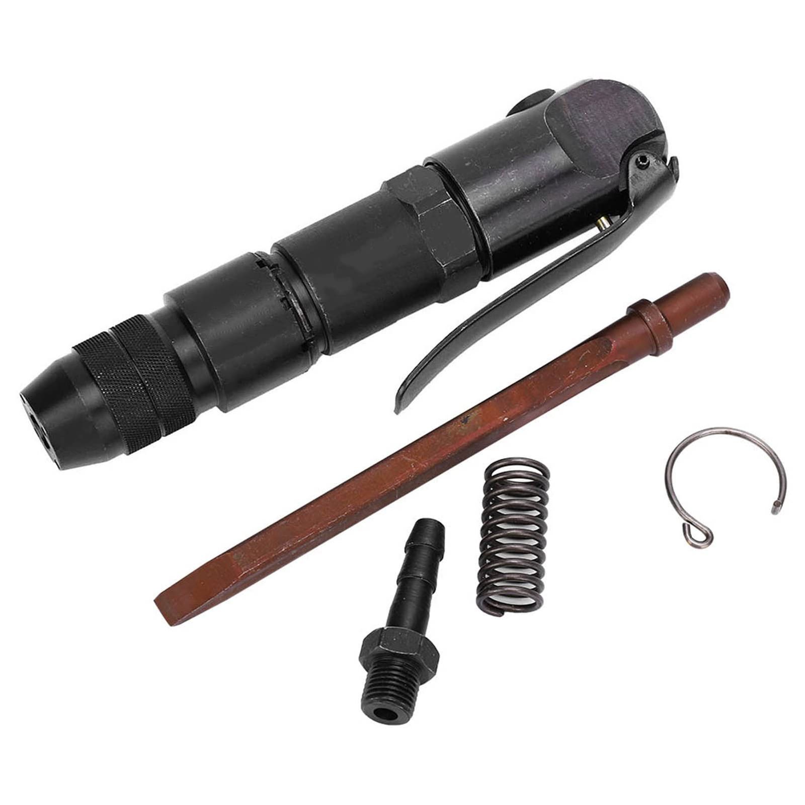 エアフラックスチッパー 4800bpm エアチッパー PT1 4 CZ1 ハンドヘルド空気ハンマーガン 1.5J 強力 耐久性 シャベル付き 錆取り ジェットタガネ ステンレス鋼