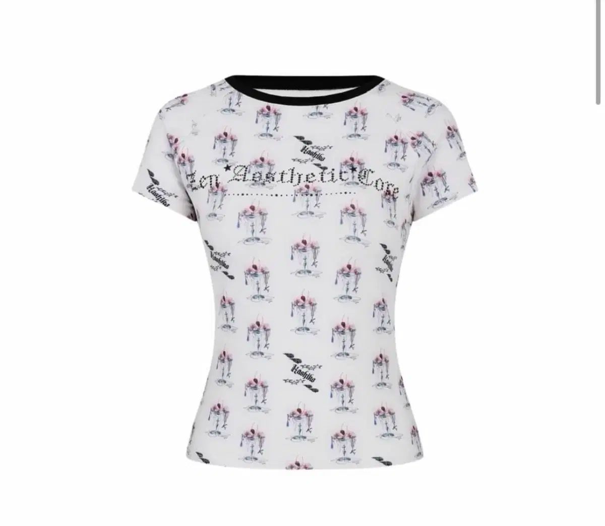 開封済 カシコ ジュエリーカクテル HOT Face the Sun Raglan tee Jewel cocktail パワフルな