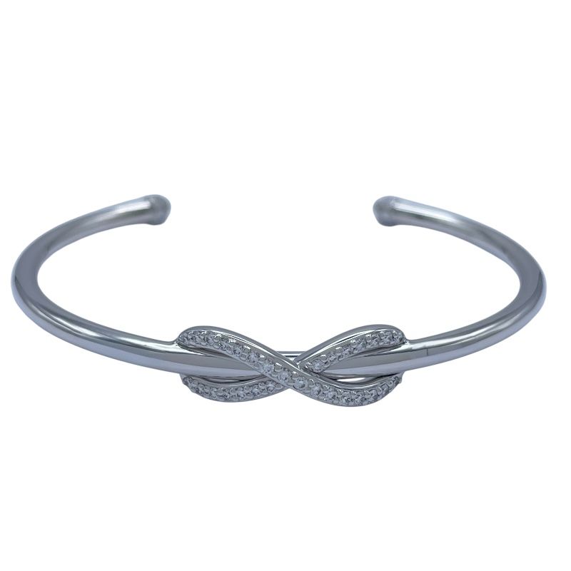 ティファニー TIFFANY＆CO インフィニティブレスレット ホワイトゴールド Au 750 ジュエリー