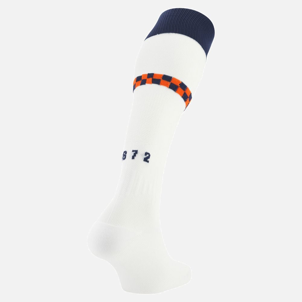 マクロン ラグビー エディン 2025 2026 アウェイ ソックス 靴下 白 ホワイト モデル 日本未発売