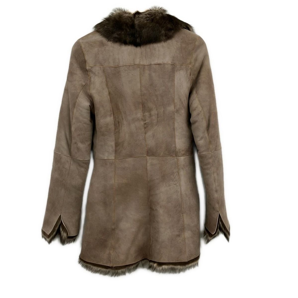 ICB アイシービー コート サイズ11 M レディース - ブラウン×ダークブラウン 長袖 ムートン 冬 WWW_SMP1DAWEKUDUS_SCH_ID