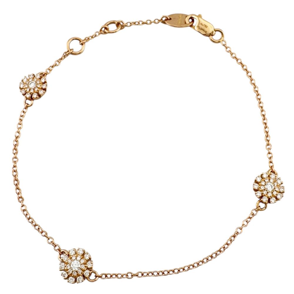 ダミアーニ マルゲリータ ブレスレット 18金 K18ピンクゴールド ダイヤモンド レディース Damiani ダミアーニ