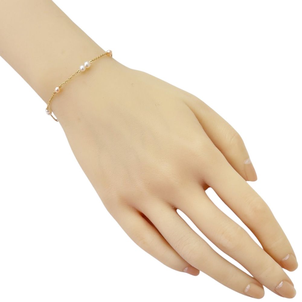 タサキ ブレスレット 18金 K 18イエローゴールド パール レディース TASAKI