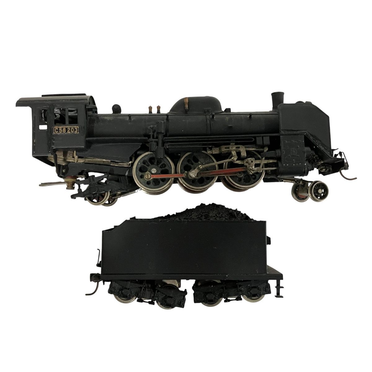 MIYAZAWA MOKEI HOゲージ C-58 蒸気機関車 C58-203 鉄道模型 中古
