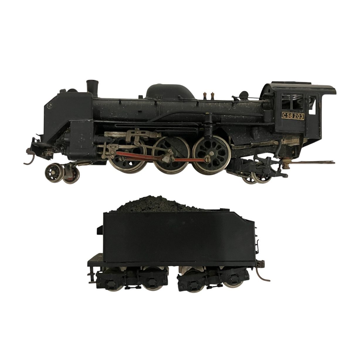 MIYAZAWA MOKEI 門鉄 C58 MIYAZAWA MOKEI HOゲージ C-58 蒸気機関車 C58-203 鉄道模型 中古