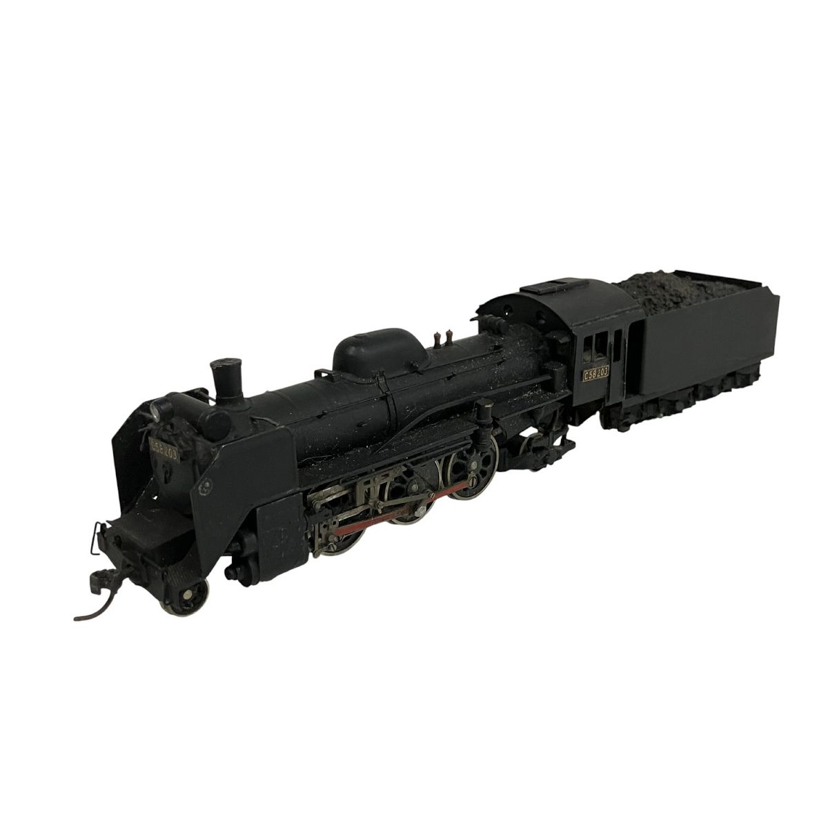 C-58　HOゲージ MIYAZAWA  MOKEI MIYAZAWA MOKEI HOゲージ C-58 蒸気機関車 C58-203 鉄道模型 中古