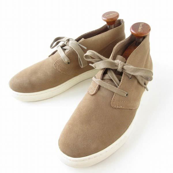 POLO ポロ ラルフローレン JOPLIN スエード チャッカブーツ 7.5D 25.5cm ダークタン系 メンズ 靴 D139-32-0039XVW