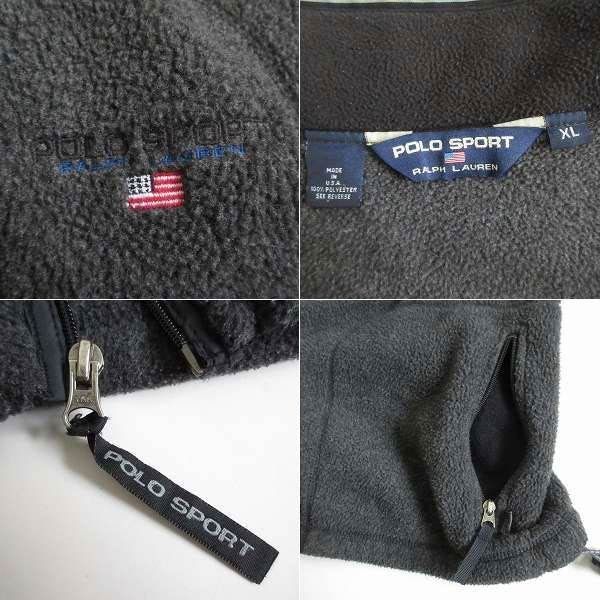 90s セール USA製 POLO SPORT ラルフローレン フリース ジャケット