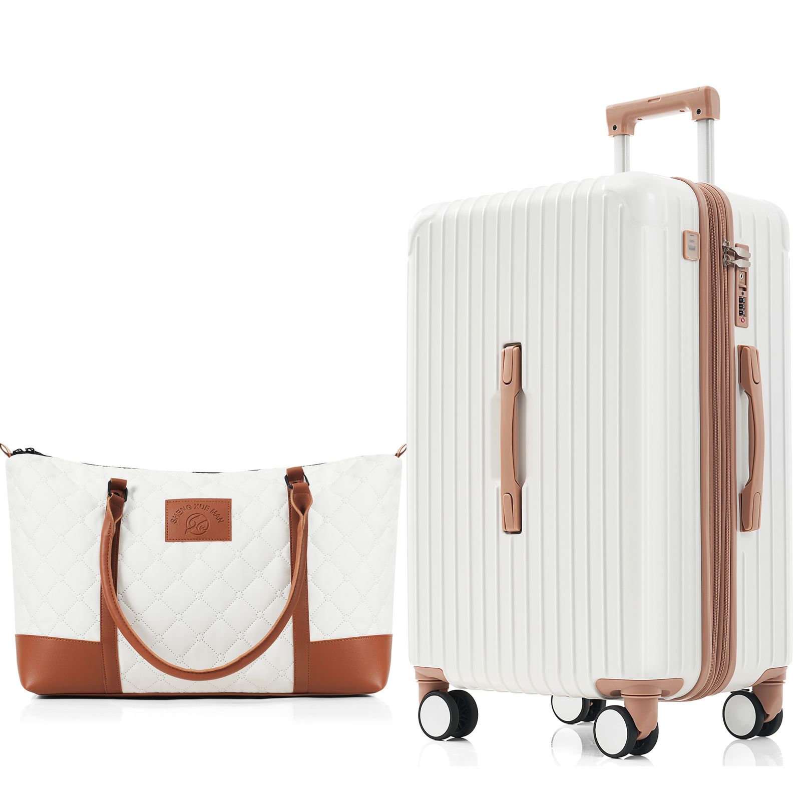 スーツケース Sサイズ トートバッグ ハンドバッグ レディース バッグ 手提げ 大容量 ストッパー付き USBポートキャリーバッグ キャリーケース スマホスタンド ドリンクホルダー TSAロックかわいい 2日 3日 小型 おしゃれ 軽量 海外旅行