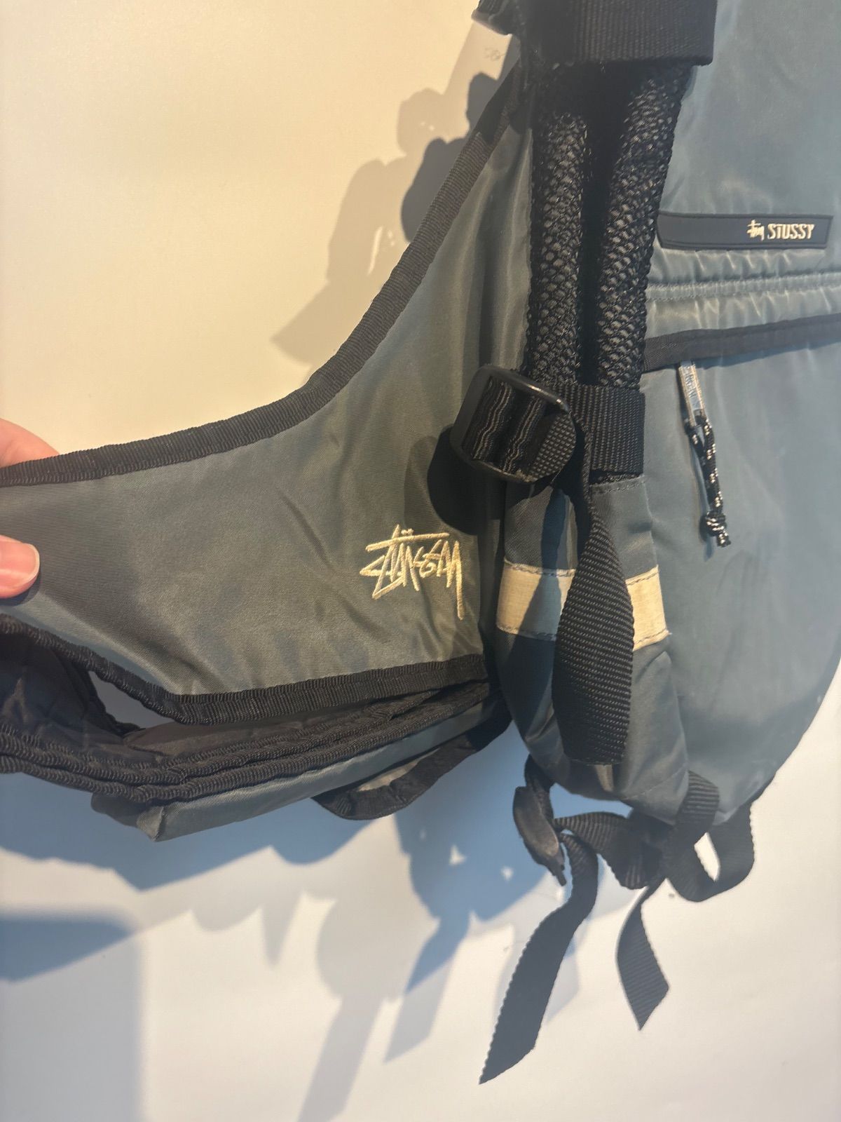 品質保証で、高速配送！ 90s stussy ワンショルダーバッグ sling bag ショルダーバッグ ステューシー 白タグ 80s 初期 黒タグ