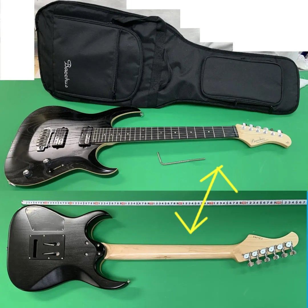 楽器 バッカス エレキギター GRACE AT BW BLK OIL