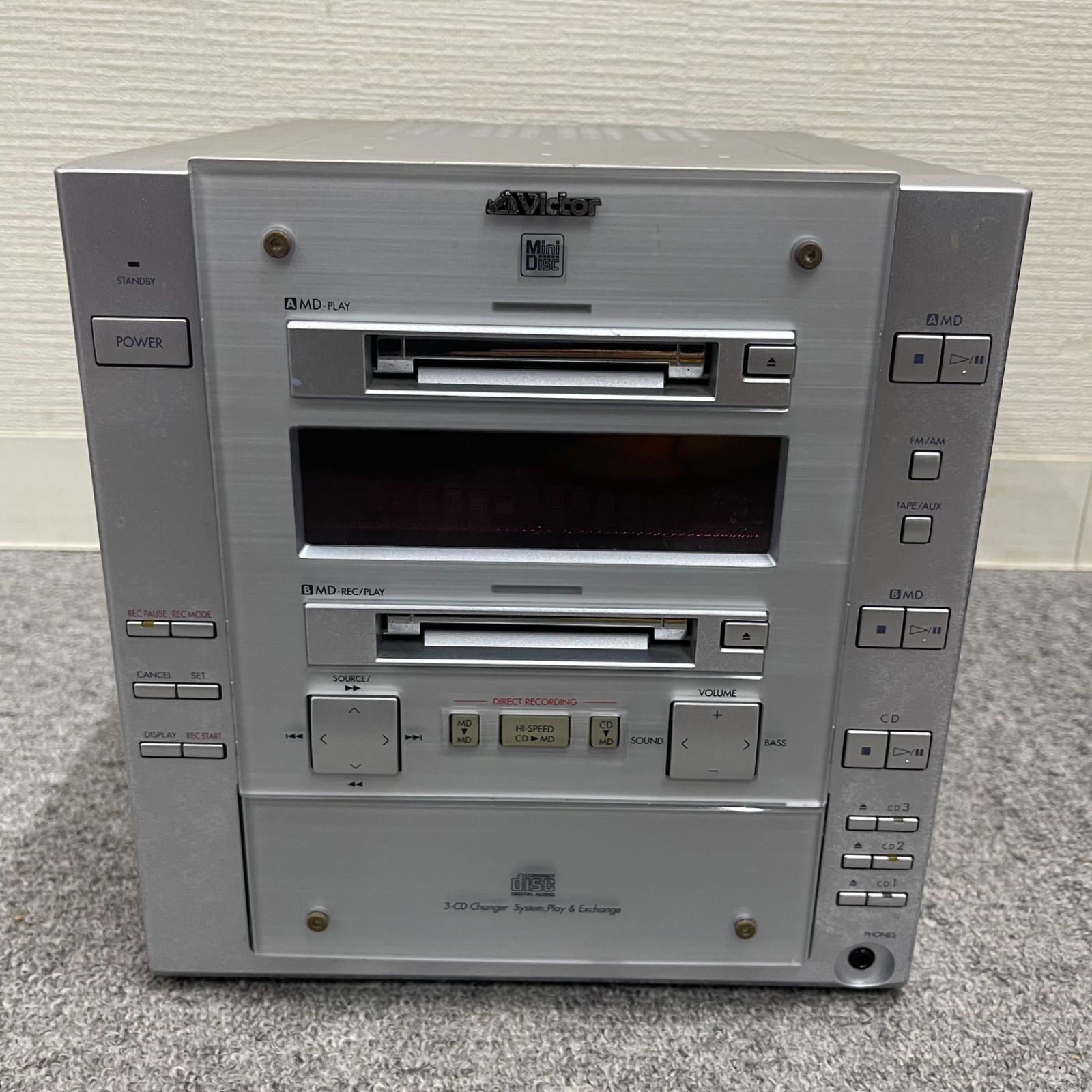 NPA】ジャンク Victor ビクター コンポ センターユニット MX-S7WMD