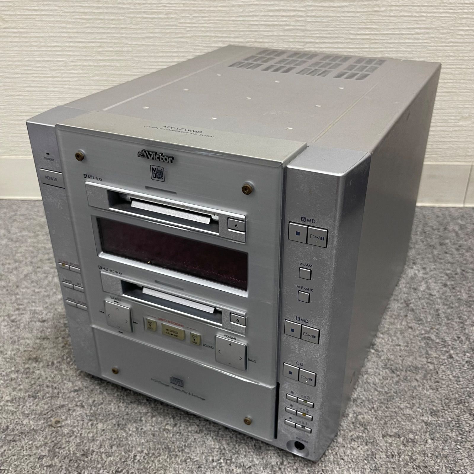 ジャンク品 Victorビクター DC-5S (CA-DS5S)ラジカセコンポ ジャンク品 Victorビクター DC-5S (CA-DS5S)ラジカセコンポ