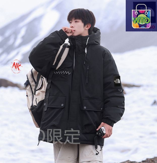 今日 The North Face ザ ノース フェイス 白鳥ダウンジャケットシリーズ 万針刺繍ロゴ 高保温性ダウンジャケット アウター トップス