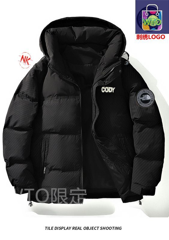 今日 The North Face ザ ノース フェイス 白鳥ダウンジャケットシリーズ 刺繍ロゴ フード付きダウンジャケット アウター トップス