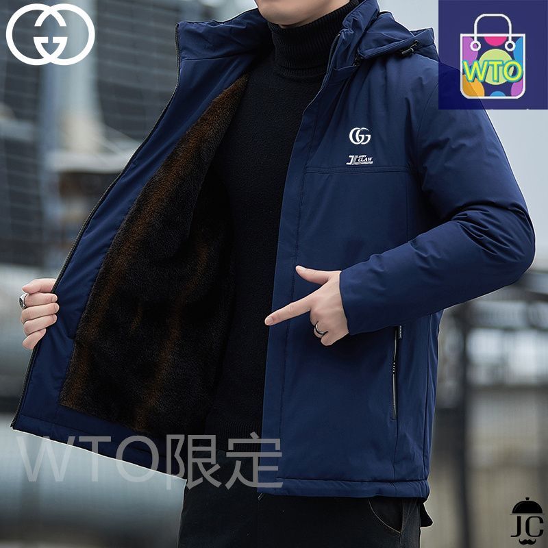 今日 Gucci グッチ メンズダウンジャケットシリーズ 破 生地 防防水 独自プリント工芸ダウンジャケット アウター トップス