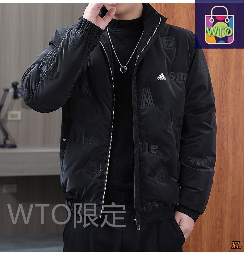 今日 Adidas アディダス 冬季ホワイトグースダウンジャケットシリー 軽量 高品質 本物ロゴスキャン可ダウンジャケット アウター トップス