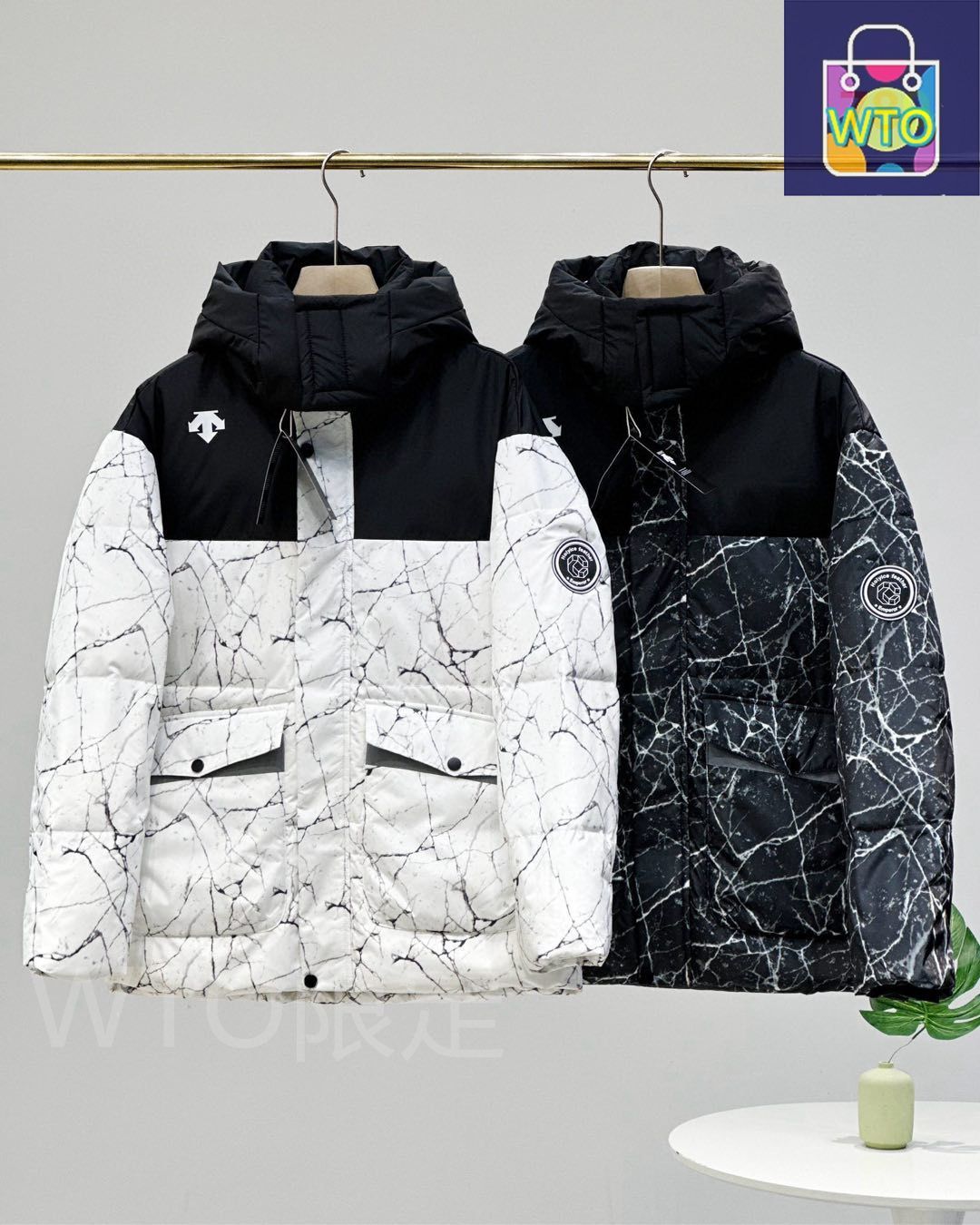 今日 DESCENTE デサント スキーダウンジャケット カップルサイズ対応 80 グレーダックダウン充填ダウンジャケット アウター トップス