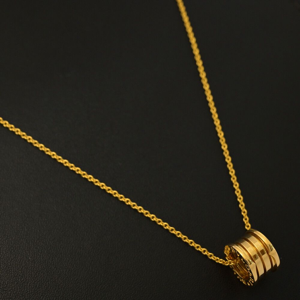 BVLGARI ブルガリ ビーゼロワン B-ZERO 1ネックレス･ペンダント K 18 YG 750-12.4 g イエローゴールド 翌日配送可 ♀ N レディース 595733