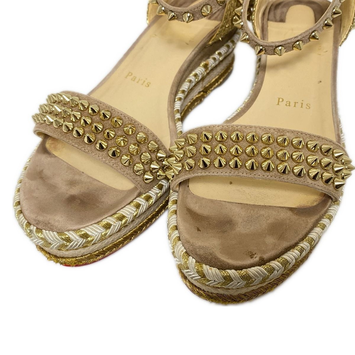 オープントゥ ウェッジソール