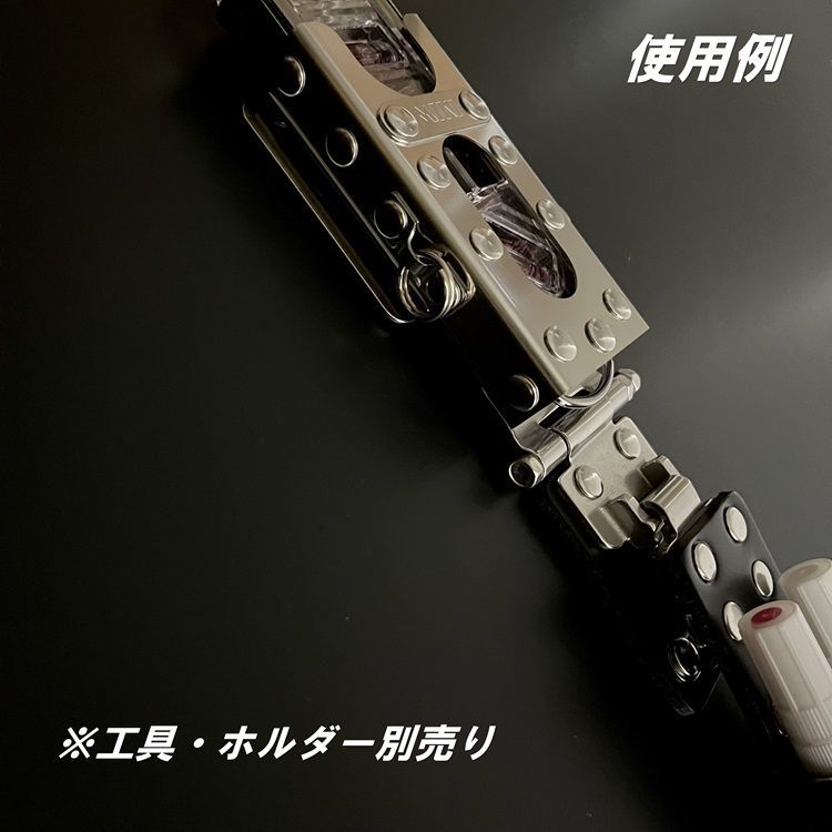  三貴MIKI 工具ホルダー 工具差し SPHLP-AD エビスEBISUトビレベルプロ 水平器ホルダー 他SPHホルダー オールステンレス 本革 着脱SPH その他 金物 部品