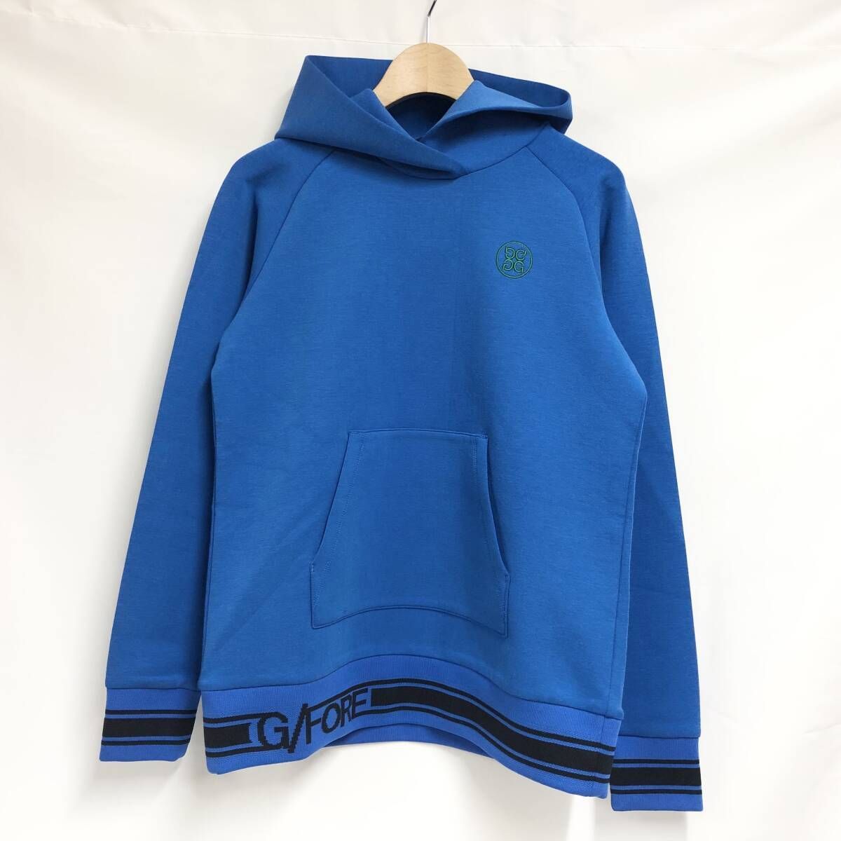訳有 G FORE ジーフォア プルオーバーパーカー 36 ブルー