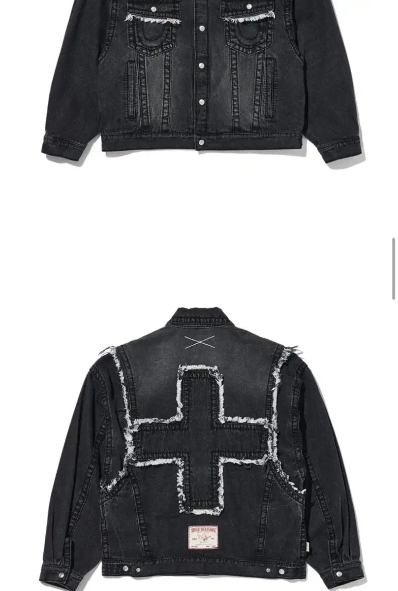 トゥルーレリジョン トラッカー ジャケット M ブラック メンズ ジャケット