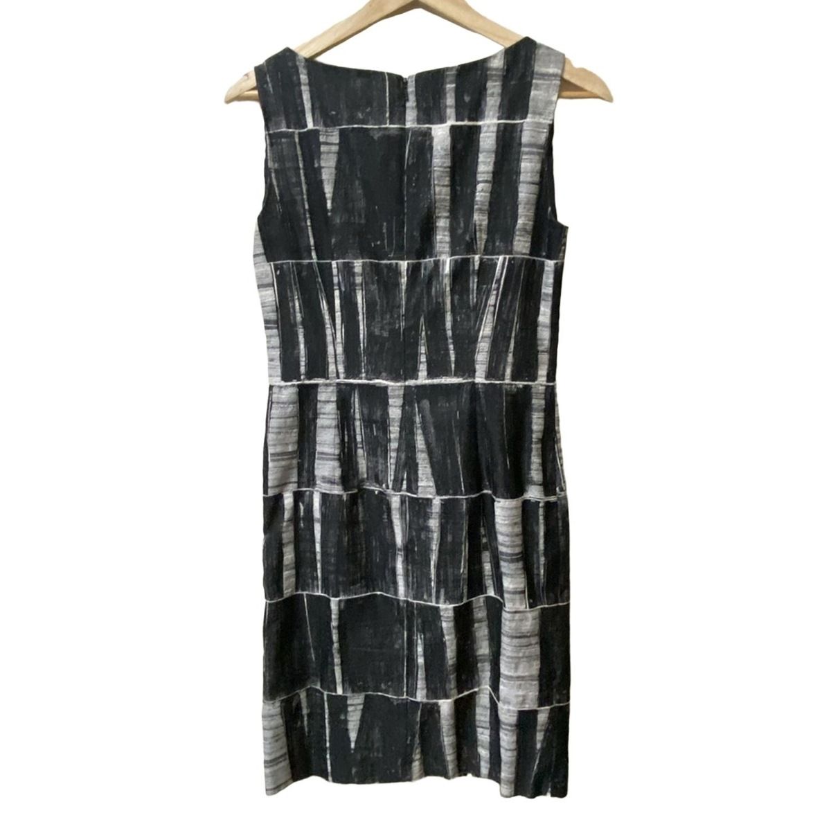 Max Mara マックスマーラ ワンピース サイズJ 40 レディース - 黒×白 クルーネック ノースリーブ ロング