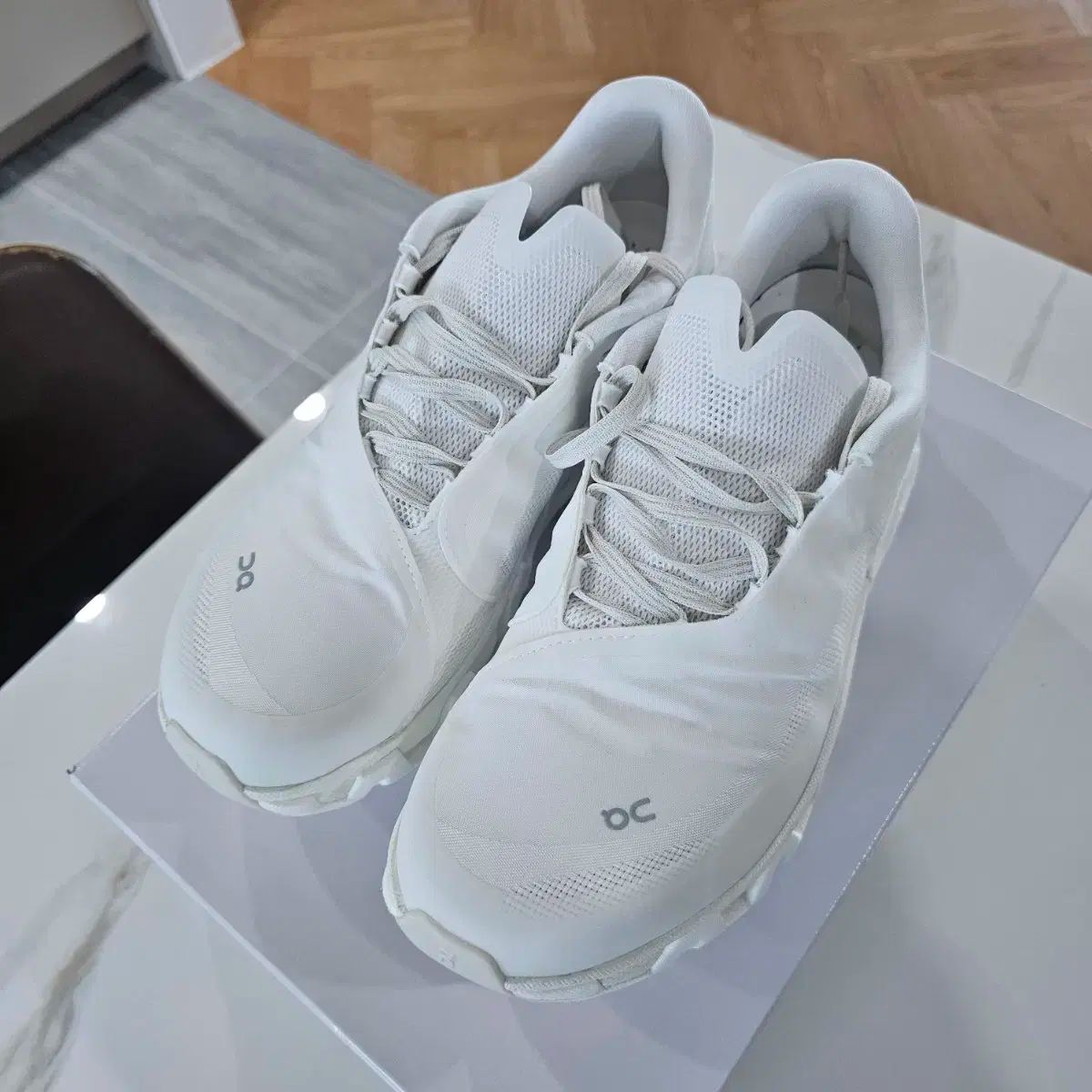 単ランニング x パフ クラウド MONSTER2 白 9 5