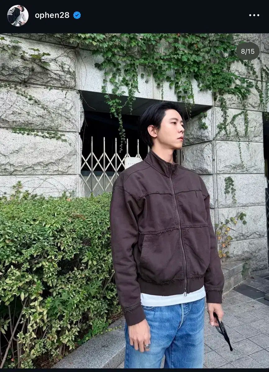 インサイレンス ウォッシュド カットオフ トラック ジャケット L size