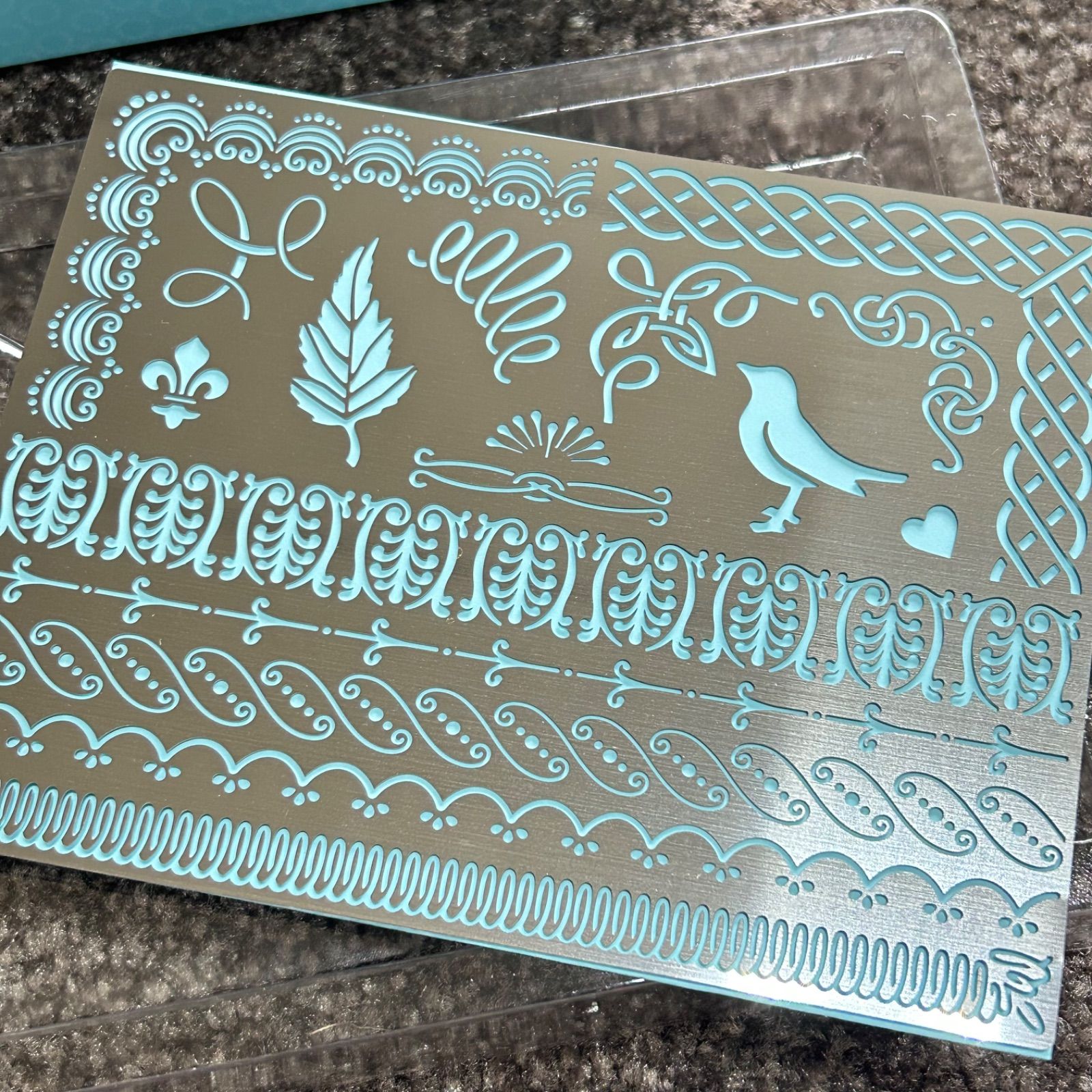 Martha Stewart ドライエンボス スターターキット エンボスプレート