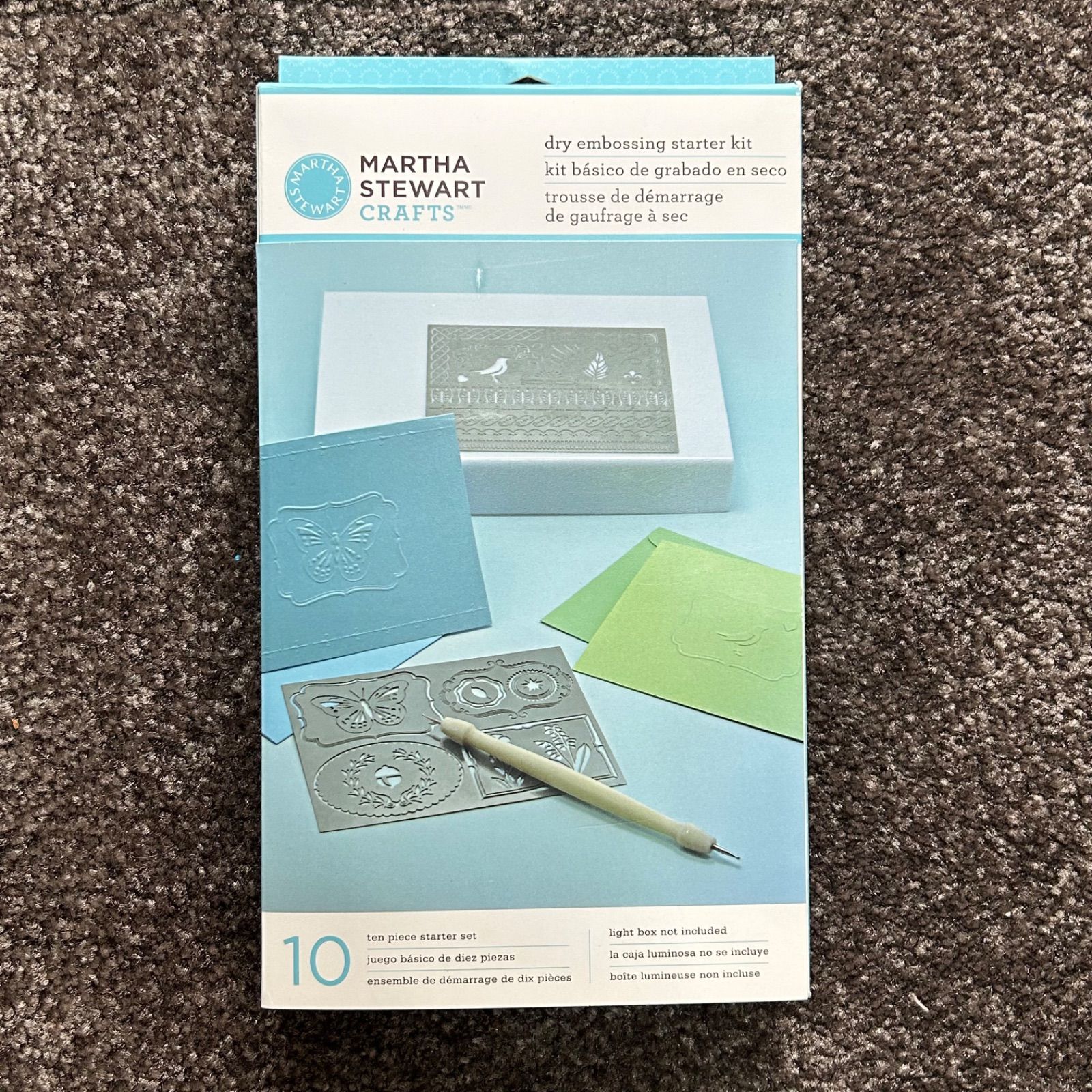 Martha Stewart ドライエンボス スターターキット エンボスプレート