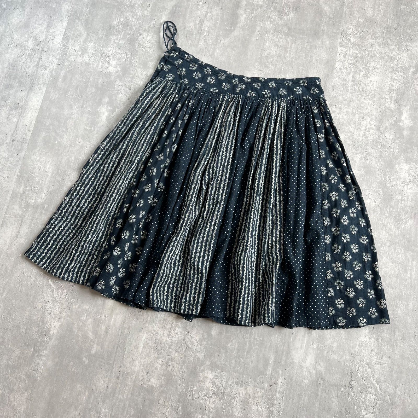 日本製 45R フォーティファイブアール リネンコットンブレンドパンツネイビー3 45R（フォーティファイブアール）の「インドリネンの908イージーポッポ