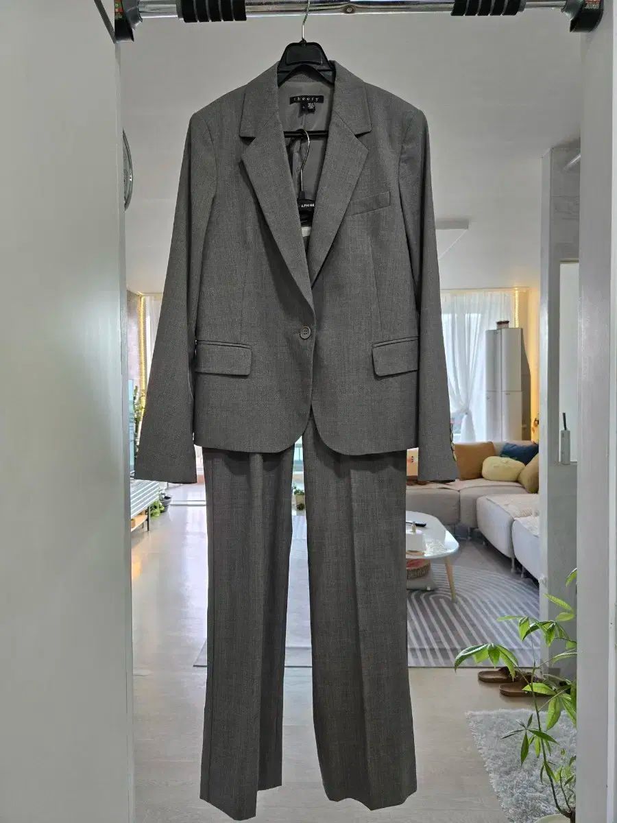 セオリー レディース スーツ セット グレー