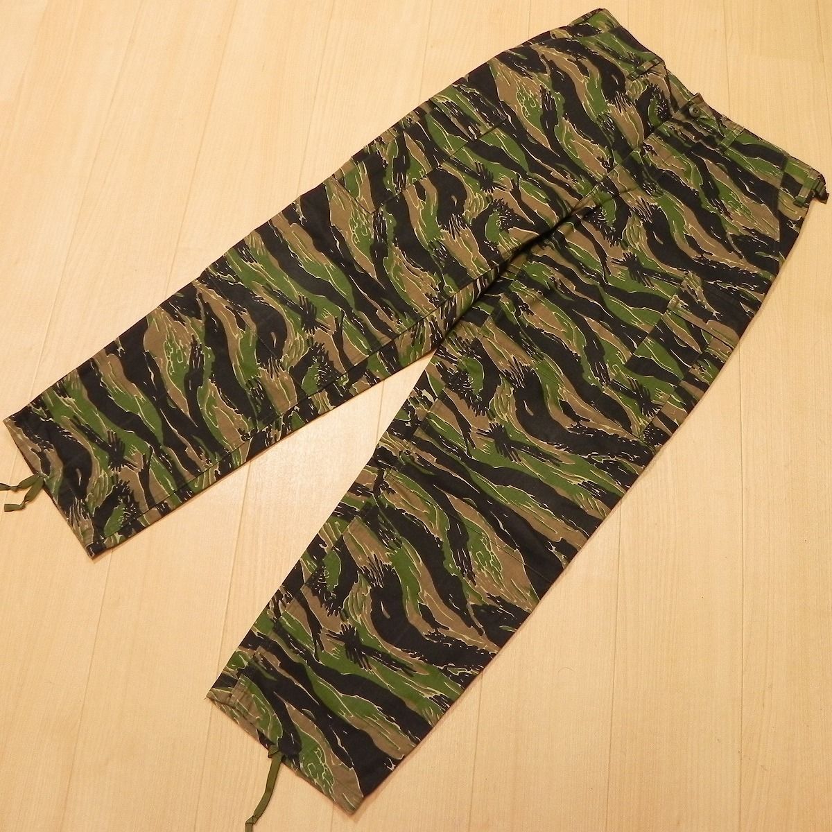 657 TRU-SPEC トゥルースペック タイガーストライプ TIGER STRIPE カーゴパンツ M-R 迷彩 カモフラ ミリタリーパンツ 古着