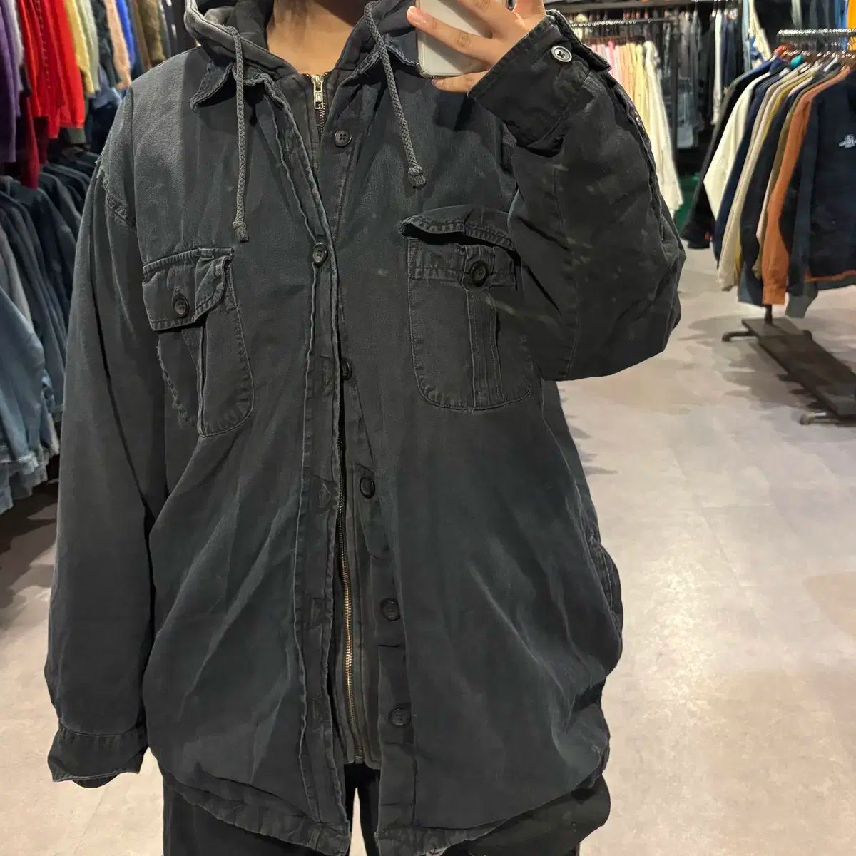 517 Saint John s Bay セイント ジョンズ ベイ ワークウェア フードジャケット