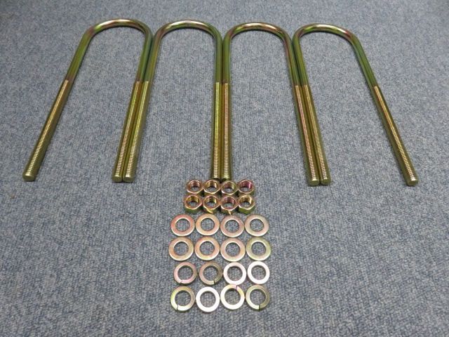 新品 Uボルト 295mm DATSUN ダットサン 720 620 D21 D22 ハイラックス タコマ TACOMA 2WD ミニトラック リーフ車 車検対応 3～5インチ対応