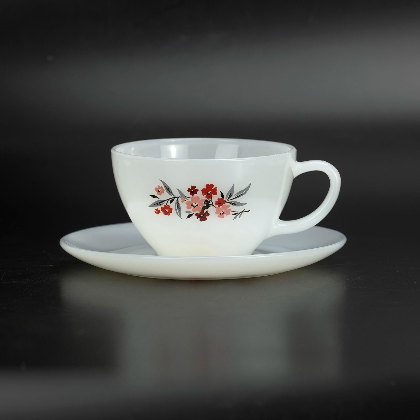 ファイヤーキング プリムローズ Fire-King Primrose カップ＆ソーサー