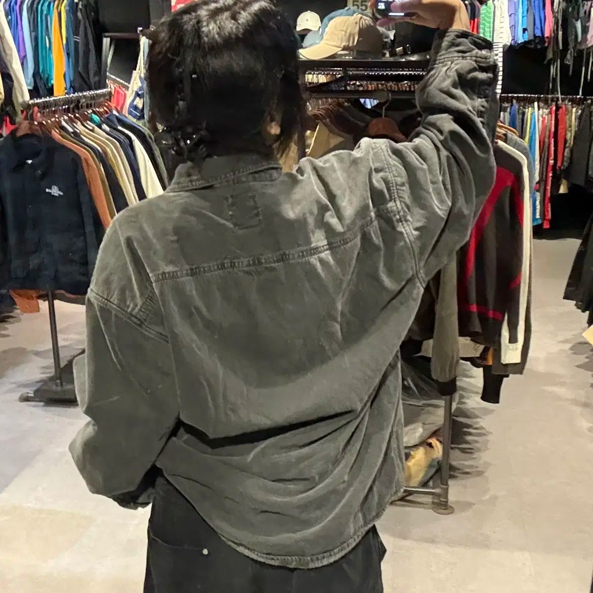 ダウンシャツジャケット