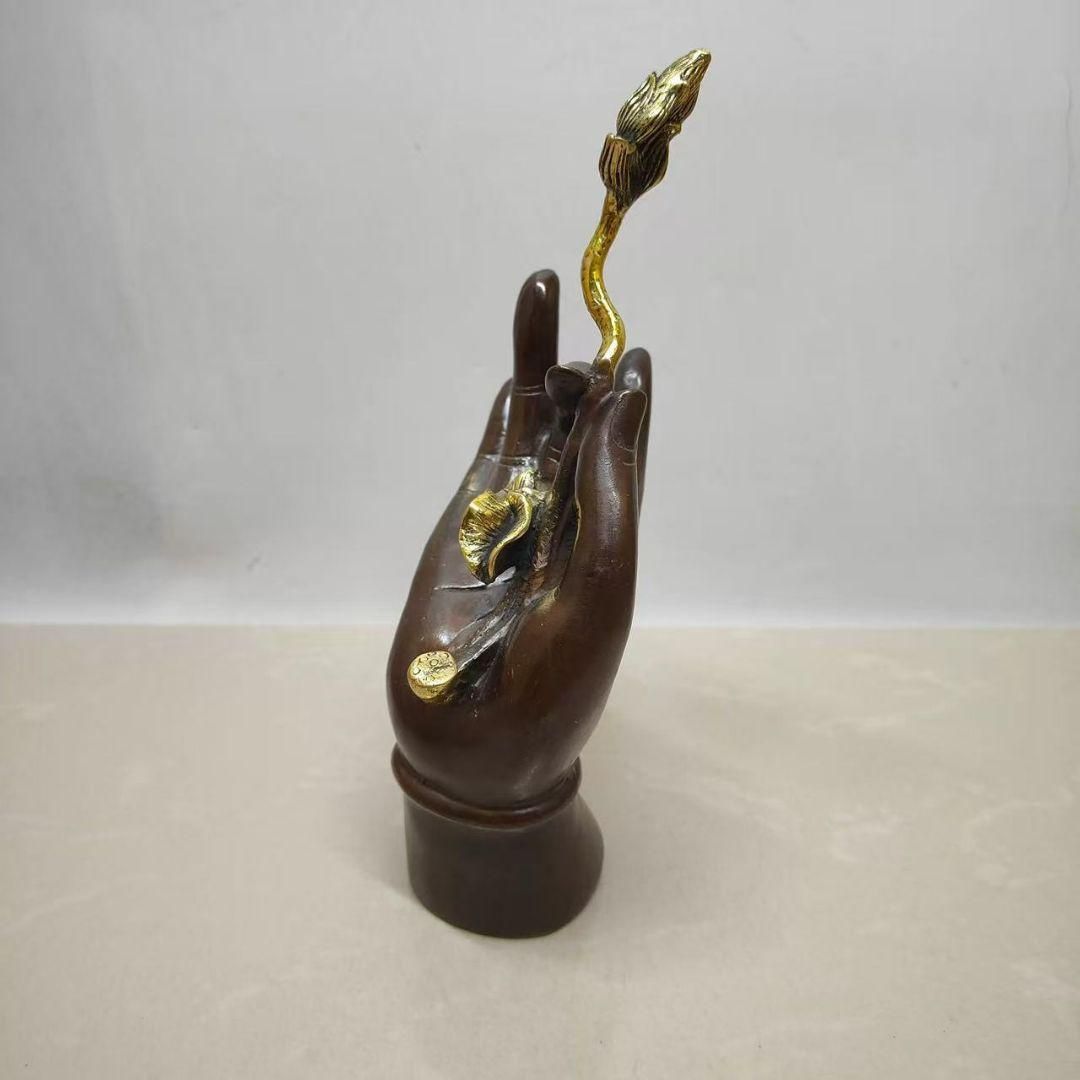 銅細工 仏手蓮華 開運風水 招財 現代工芸品 装飾品 置物 銅細工 仏手蓮華 開運風水 招財 現代工芸品 装飾品 置物 - メルカリ
