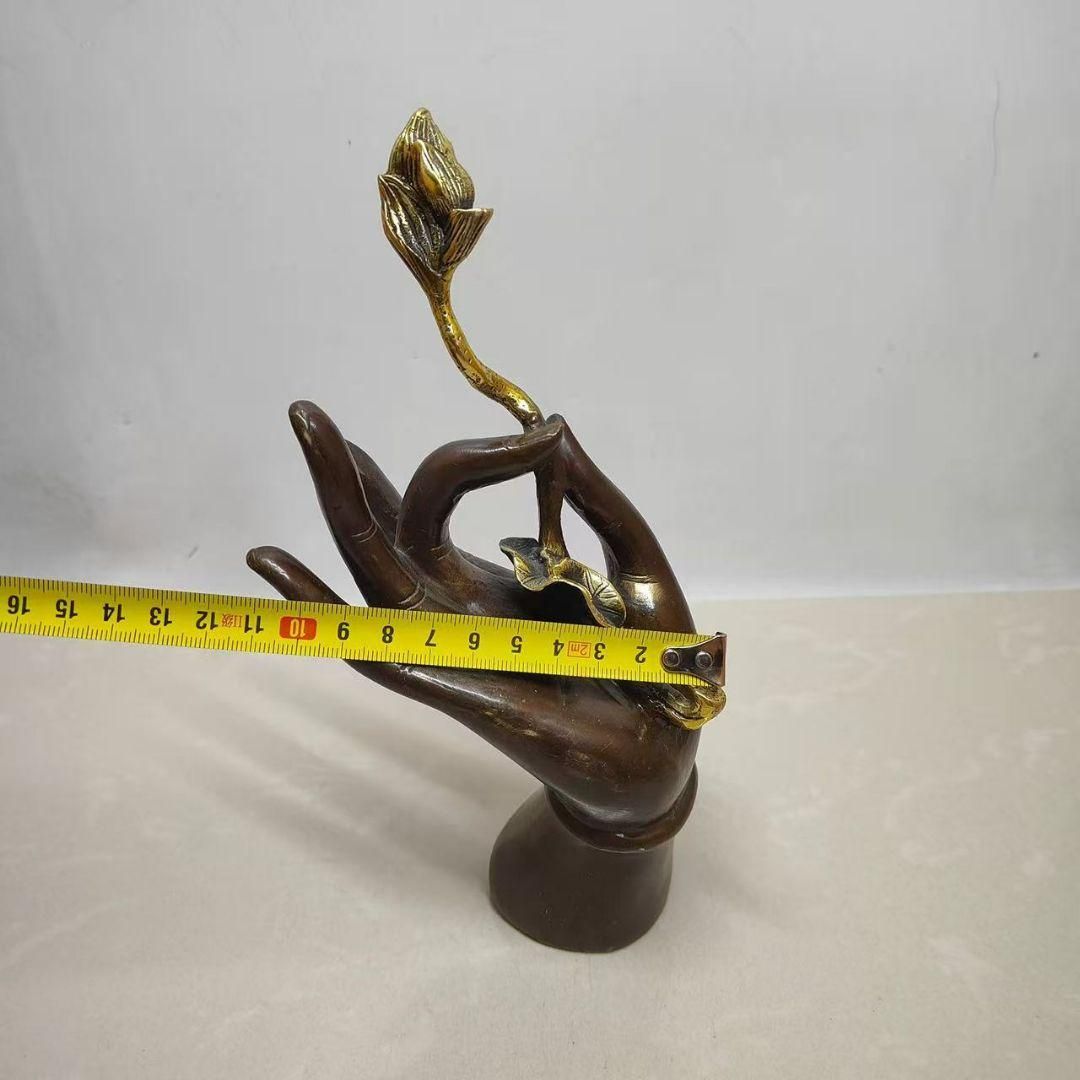 銅細工 仏手蓮華 開運風水 招財 現代工芸品 装飾品 置物 銅細工 仏手蓮華 開運風水 招財 現代工芸品 装飾品 置物 - メルカリ