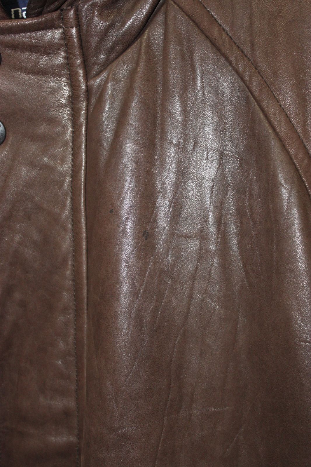 Nautica 名作 レザージャケット 90s　46　大きいサイズ　ノーティカ 90-00's NAUTICA Leather Jacket M / ノーティカ レザージャケット